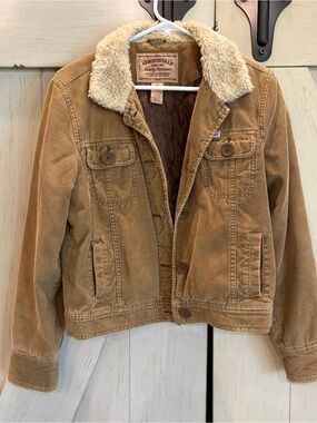 Vintage Aeropostale Beige Corduroy Jacket Size Large